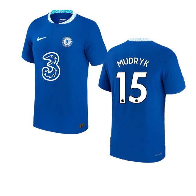2022-2023 Chelsea Vapor Match Home Shirt (Mudryk 15)-SoccerKits Hub | Buy Soccer Jerseys Online